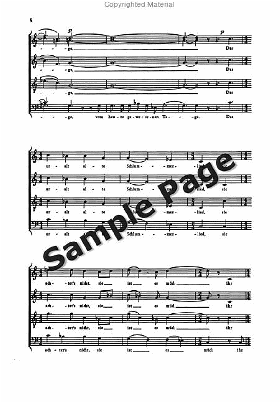 Moerike Choere 2 Ssatbb 4-Part scores gallery preview page 5