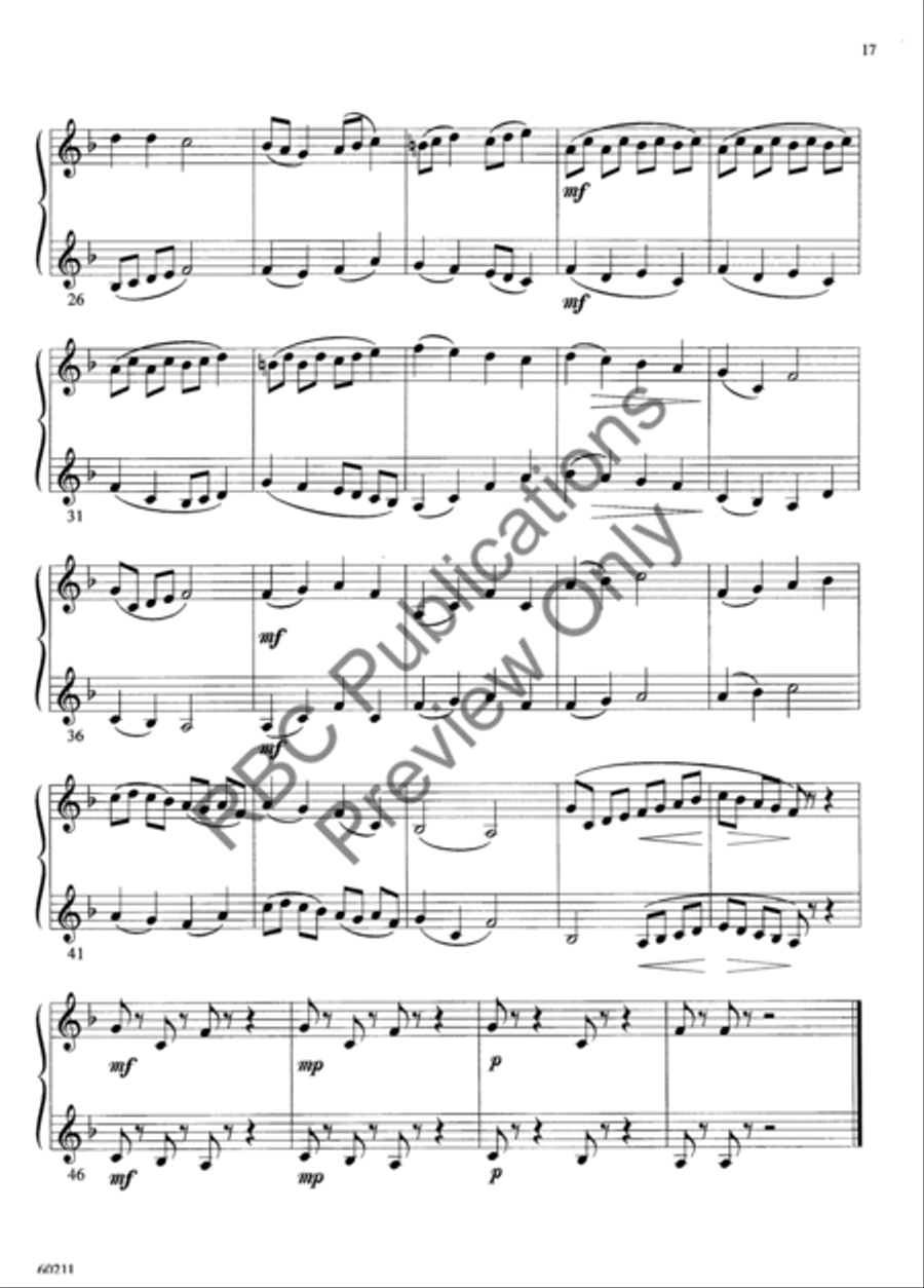 Clarinet Duets Vol 1 Choir scores gallery preview page 20