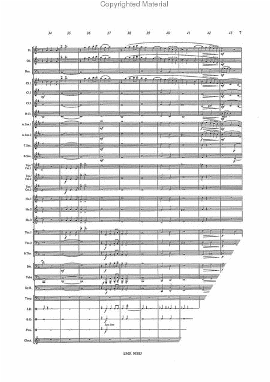Sodom And Gomorrah Concert Band scores gallery preview page 7