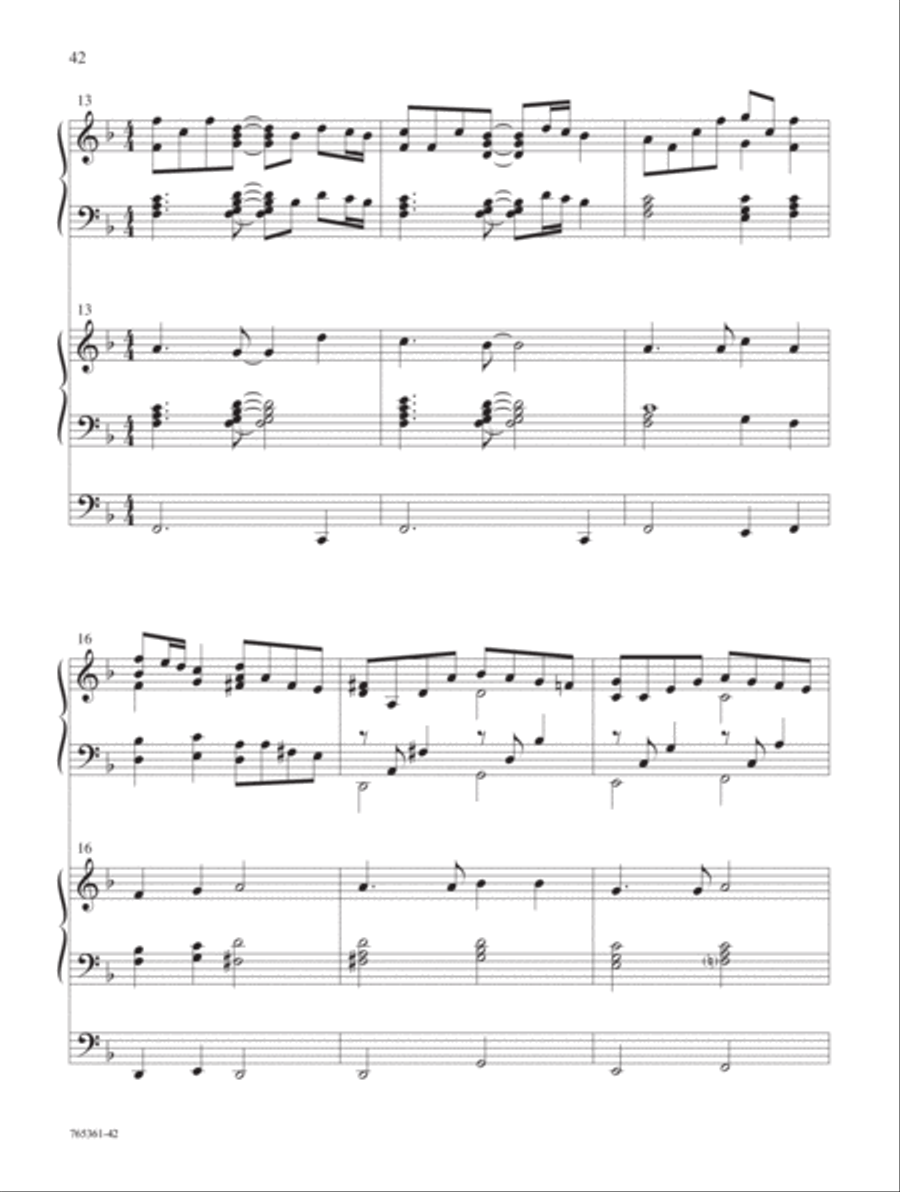 Symphony of Praise Organ scores gallery preview page 14