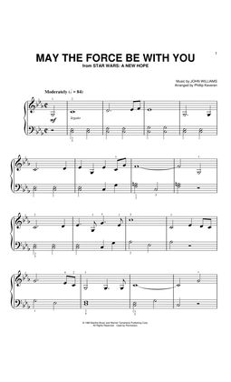 May The Force Be With You (from Star Wars: A New Hope) (arr. Phillip Keveren)