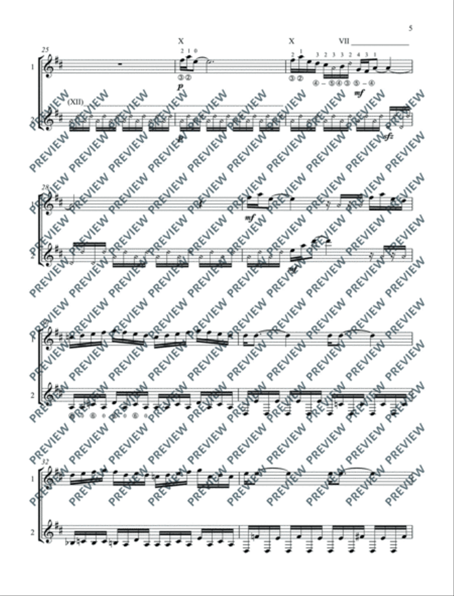 Tongoy Triptych Score scores gallery preview page 8