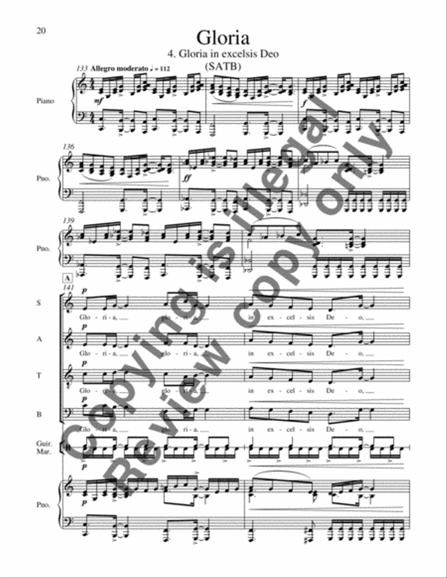 Mass: A Celebration of Life 4-Part scores gallery preview page 13