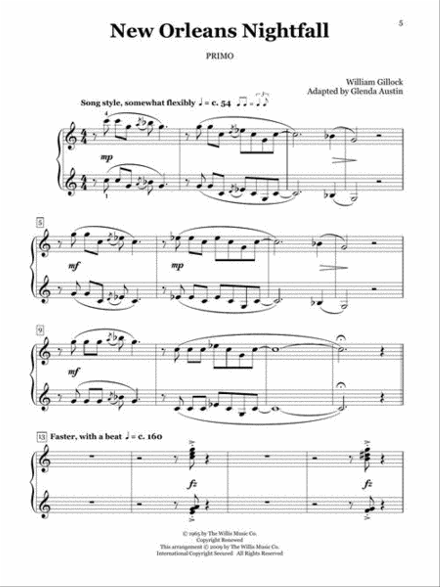 New Orleans Jazz Styles Duets - Complete Edition Piano Duet scores gallery preview page 5