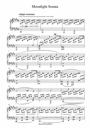 Beethoven - Moonlight Sonata (FULL)