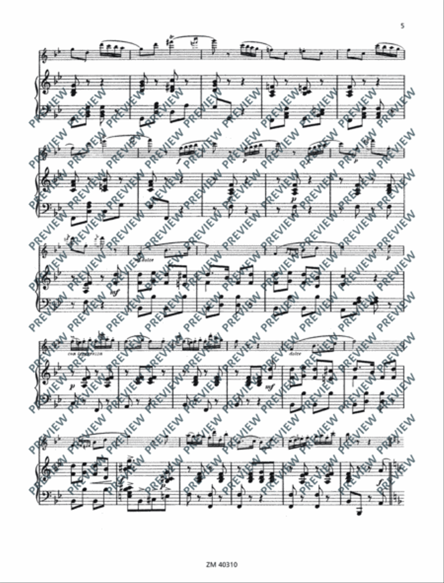 Danse des Pierrots (Polka) Flute Solo scores gallery preview page 6