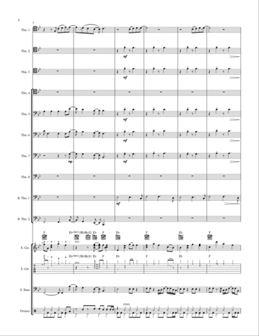 Just You 'n' Me Trombone scores gallery preview page 2