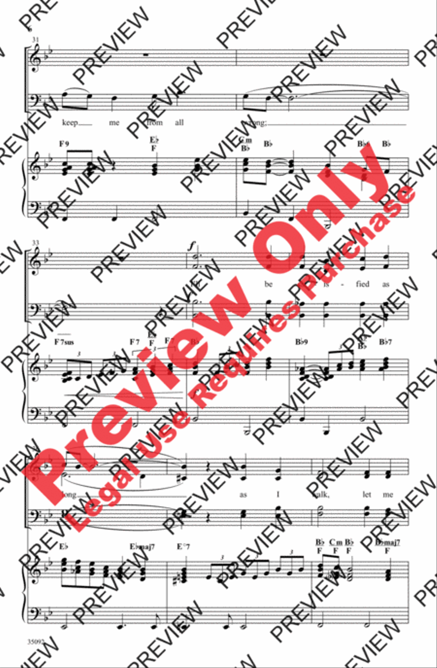 Just a Closer Walk Just a Closer Walk 4-Part scores gallery preview page 6