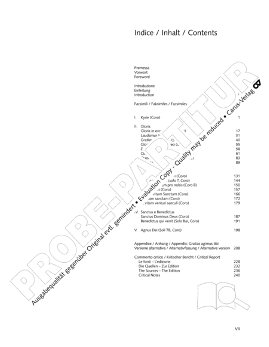 Edizione Nazionale delle Opere di Giacomo Puccini. III. Vocal music; 2. Messa a 4 voci (vol. III/2) 4-Part scores gallery preview page 8