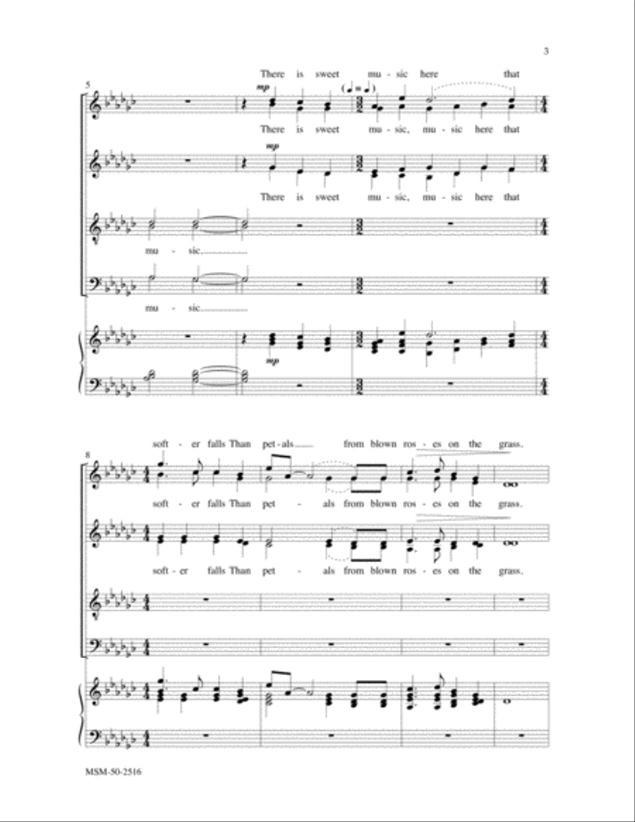 There Is Sweet Music There Is Sweet Music Divisi scores gallery preview page 3