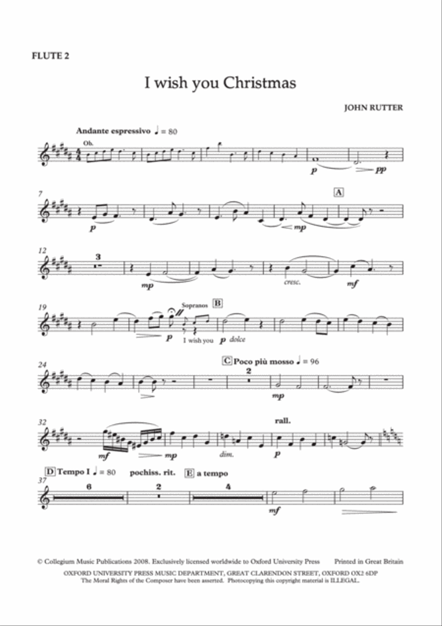 I wish you Christmas I wish you Christmas 4-Part scores gallery preview page 4