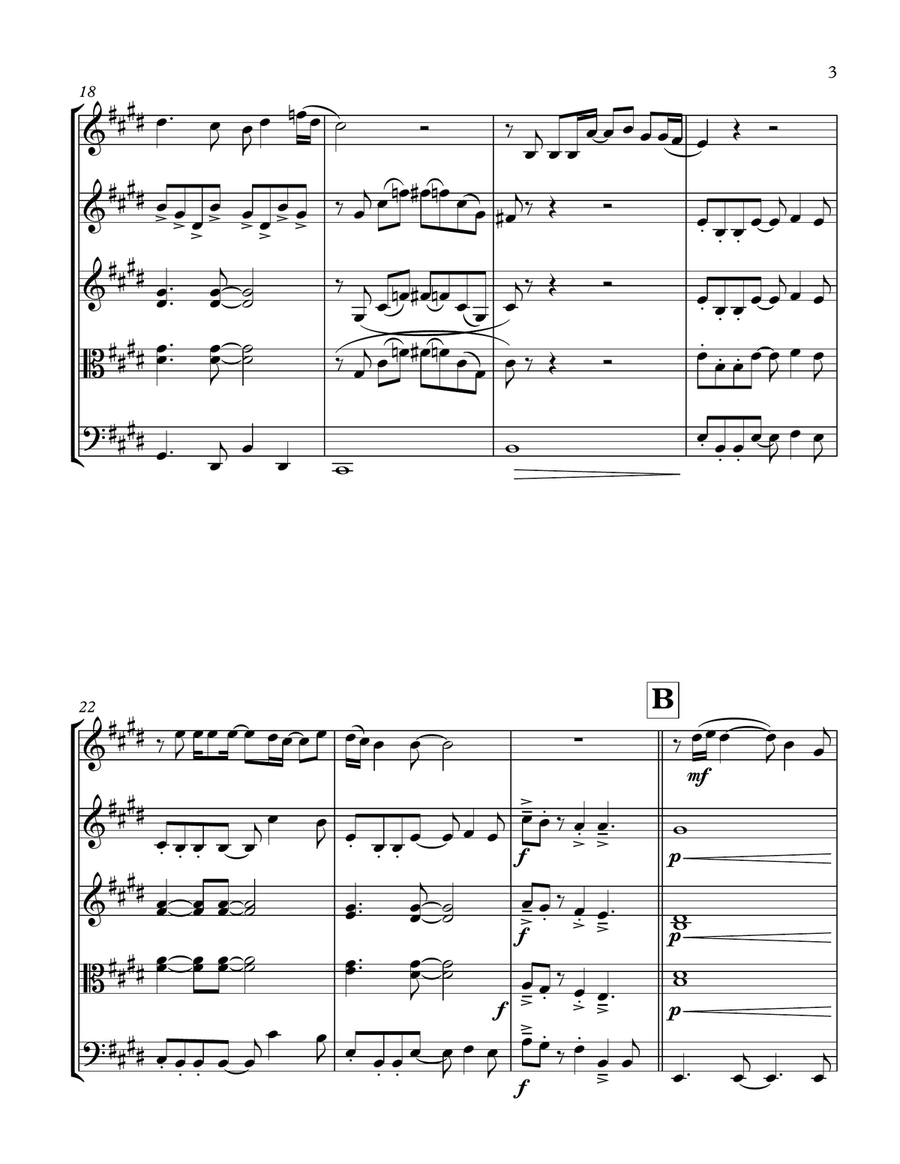 Make It With You String Quartet scores gallery preview page 3