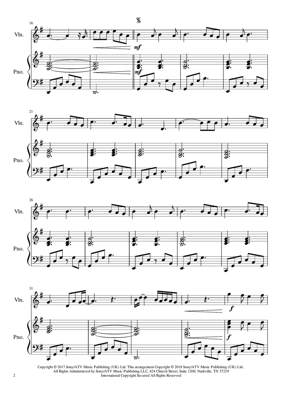 Perfect Violin Solo scores gallery preview page 2
