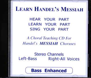 Learn Handel's Messiah - Bass (CD)
