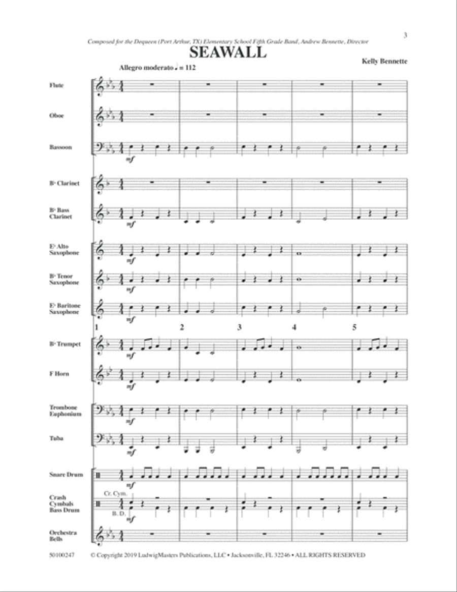 Seawall Concert Band scores gallery preview page 3