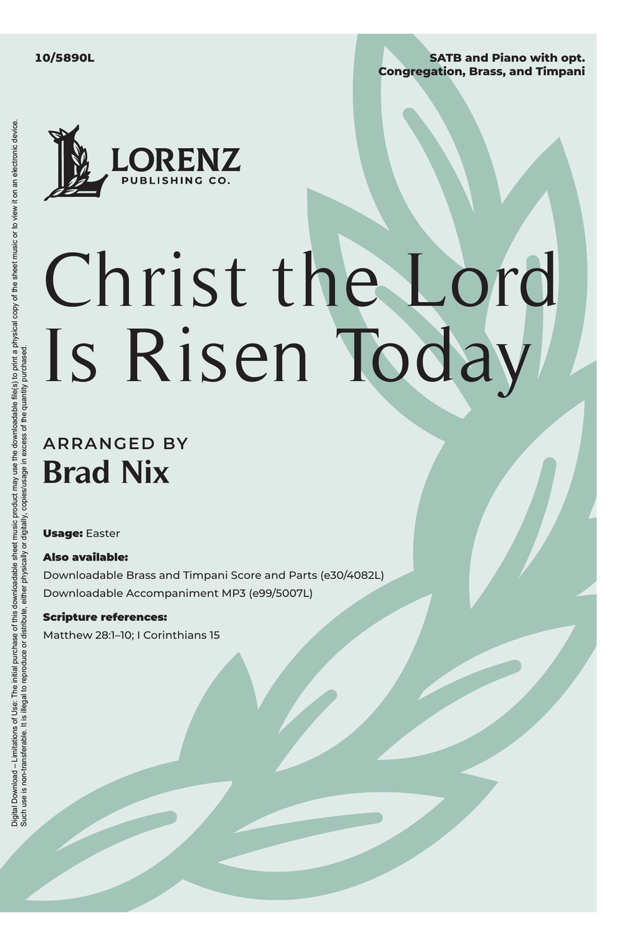 Christ the Lord is Risen Today Choir scores gallery preview page 1