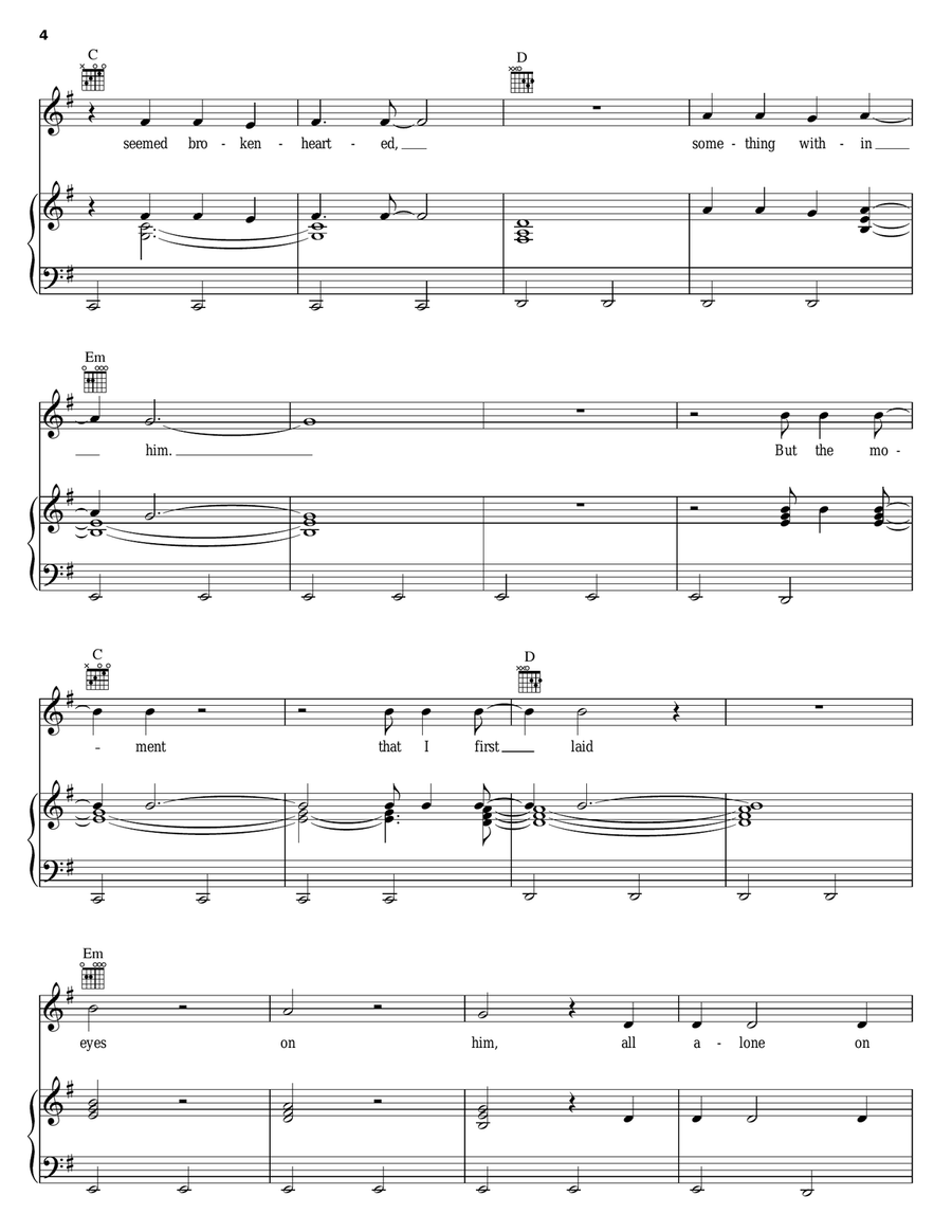 Edge Of Seventeen Piano, Vocal, Guitar scores gallery preview page 4
