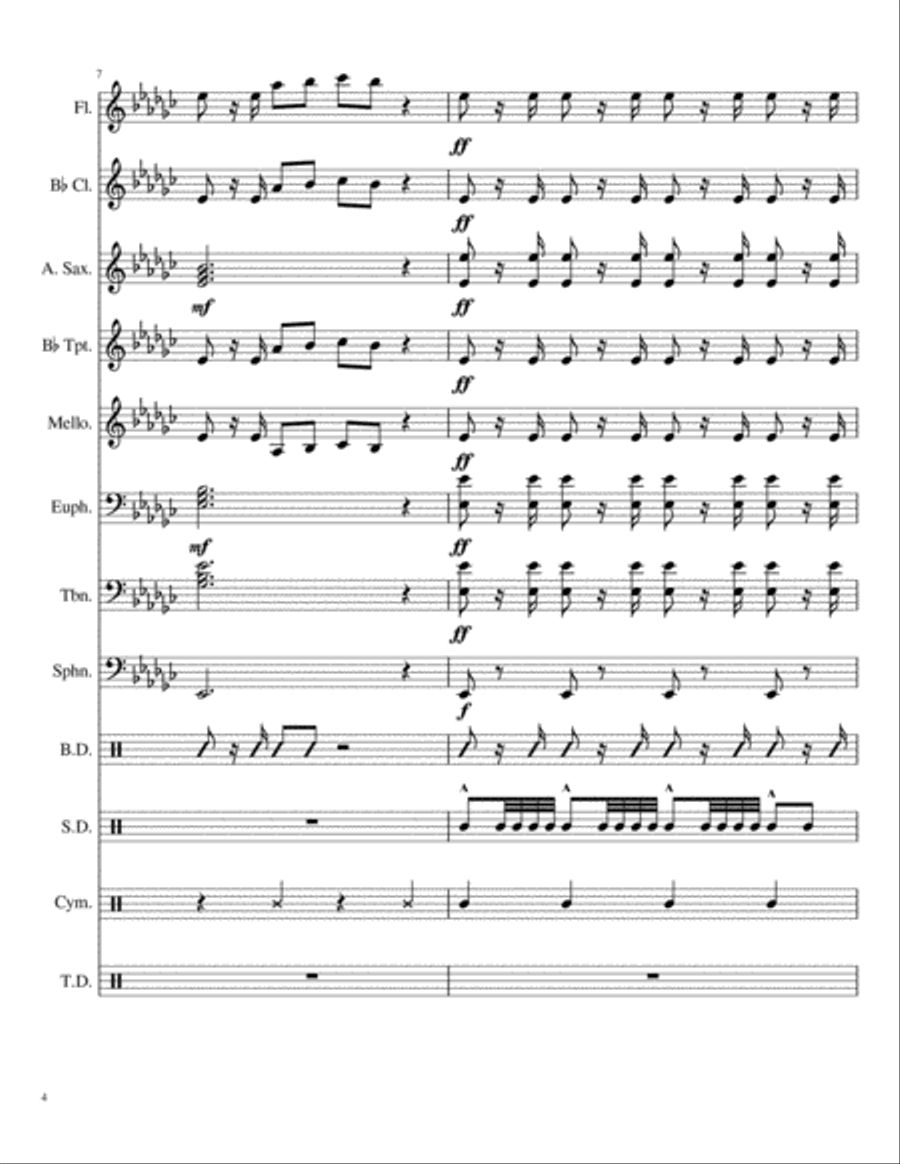 Thotiana Large Ensemble scores gallery preview page 4
