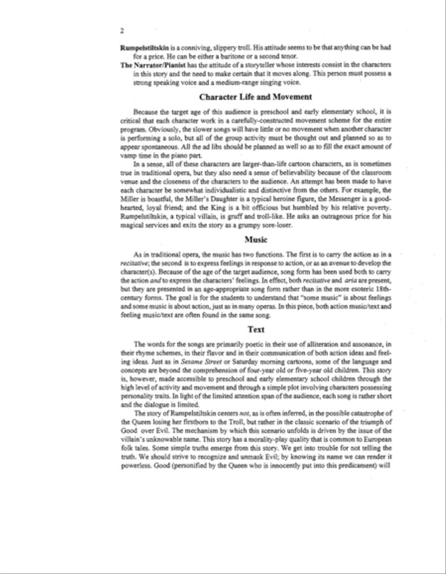 Rumpelstiltskin (from A Backpack Opera) Choir scores gallery preview page 6