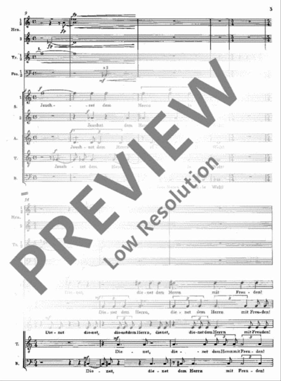 Der 100. Psalm SSATB scores gallery preview page 3