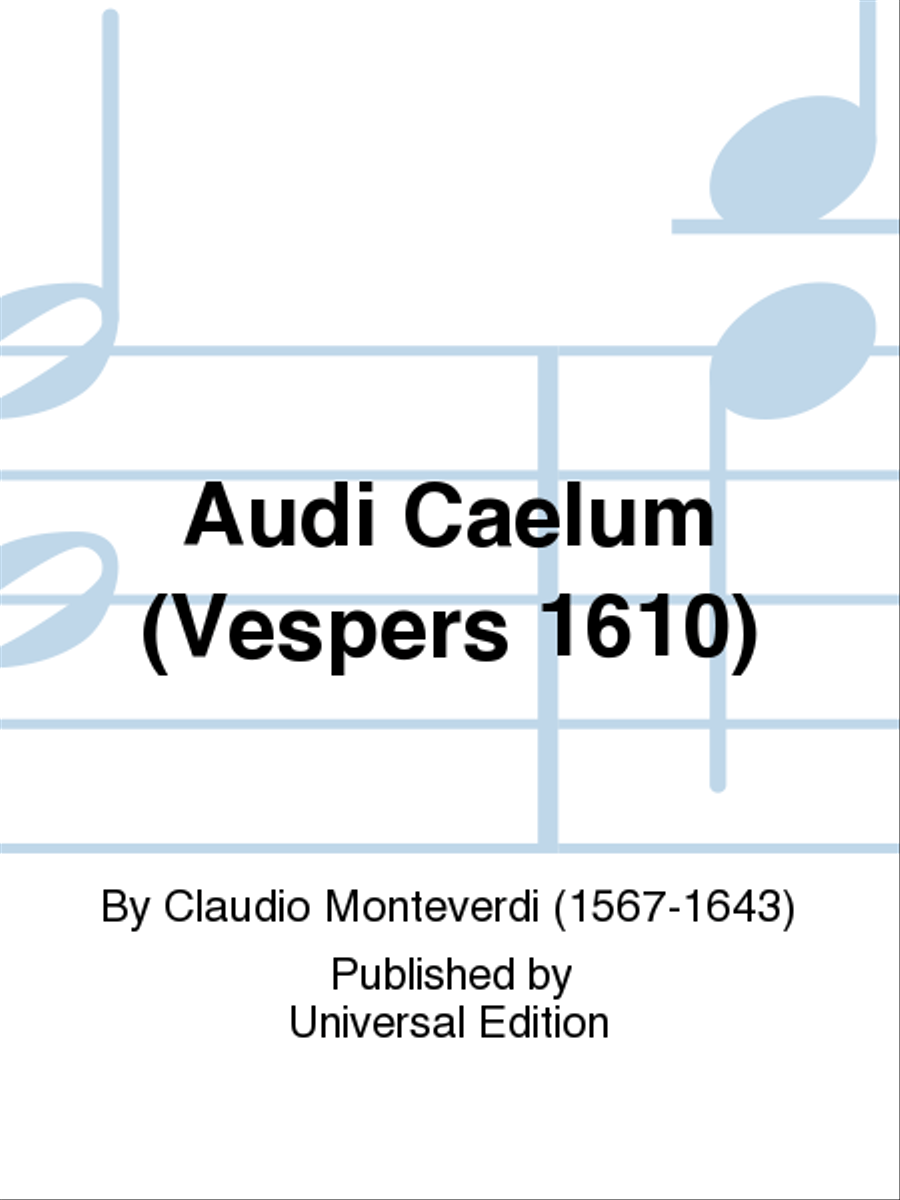 Audi Caelum (Vespers 1610) School and Community scores gallery preview page 1
