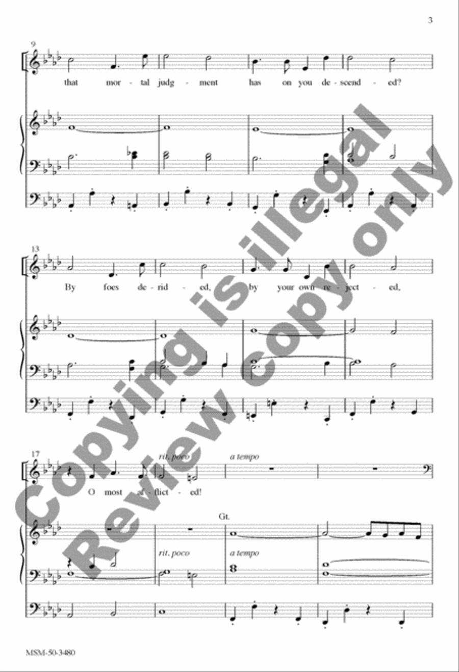 Ah, Holy Jesus 4-Part scores gallery preview page 10