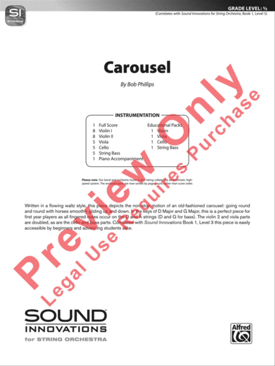 Carousel String Orchestra scores gallery preview page 2