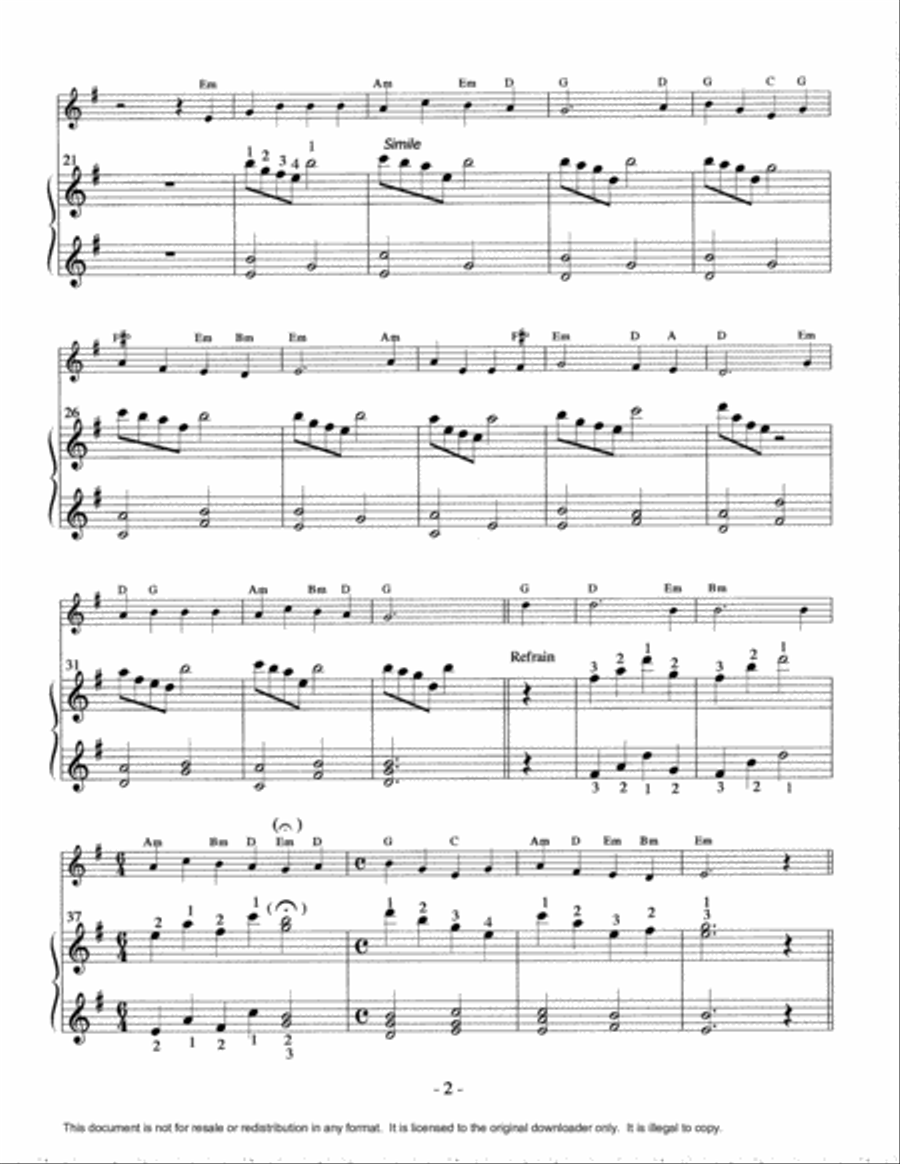 Hymn Accompaniments for All Harpists Volume 1 Handbell Choir scores gallery preview page 6