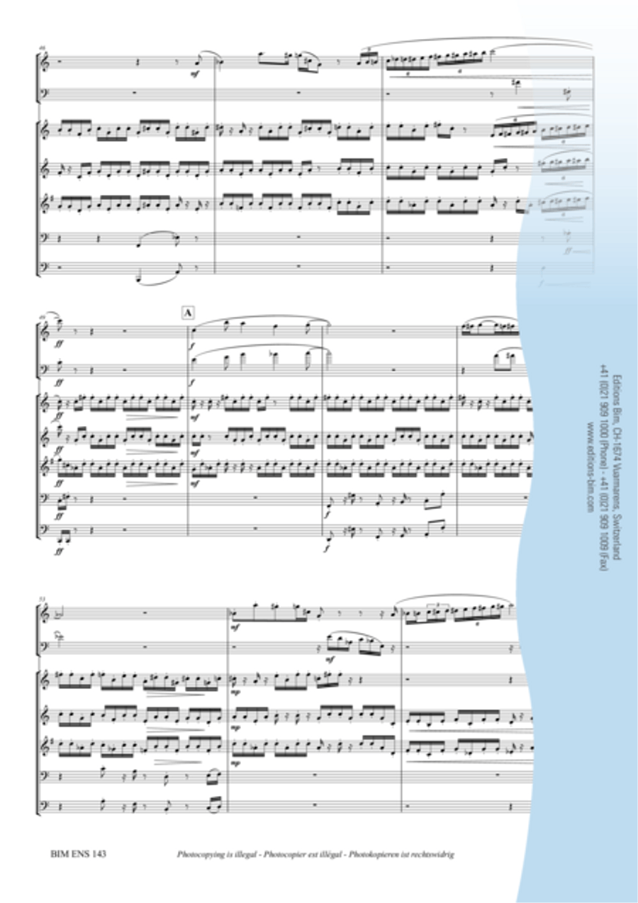Groundhog Mamba Brass Quintet scores gallery preview page 4