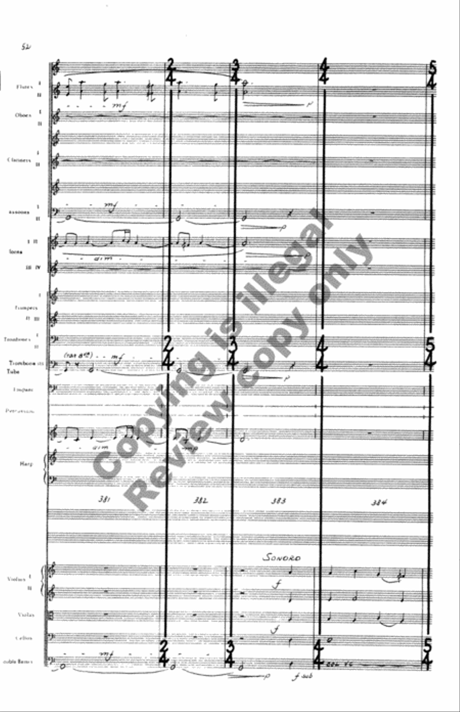 Concerto for Orchestra Full Orchestra scores gallery preview page 130