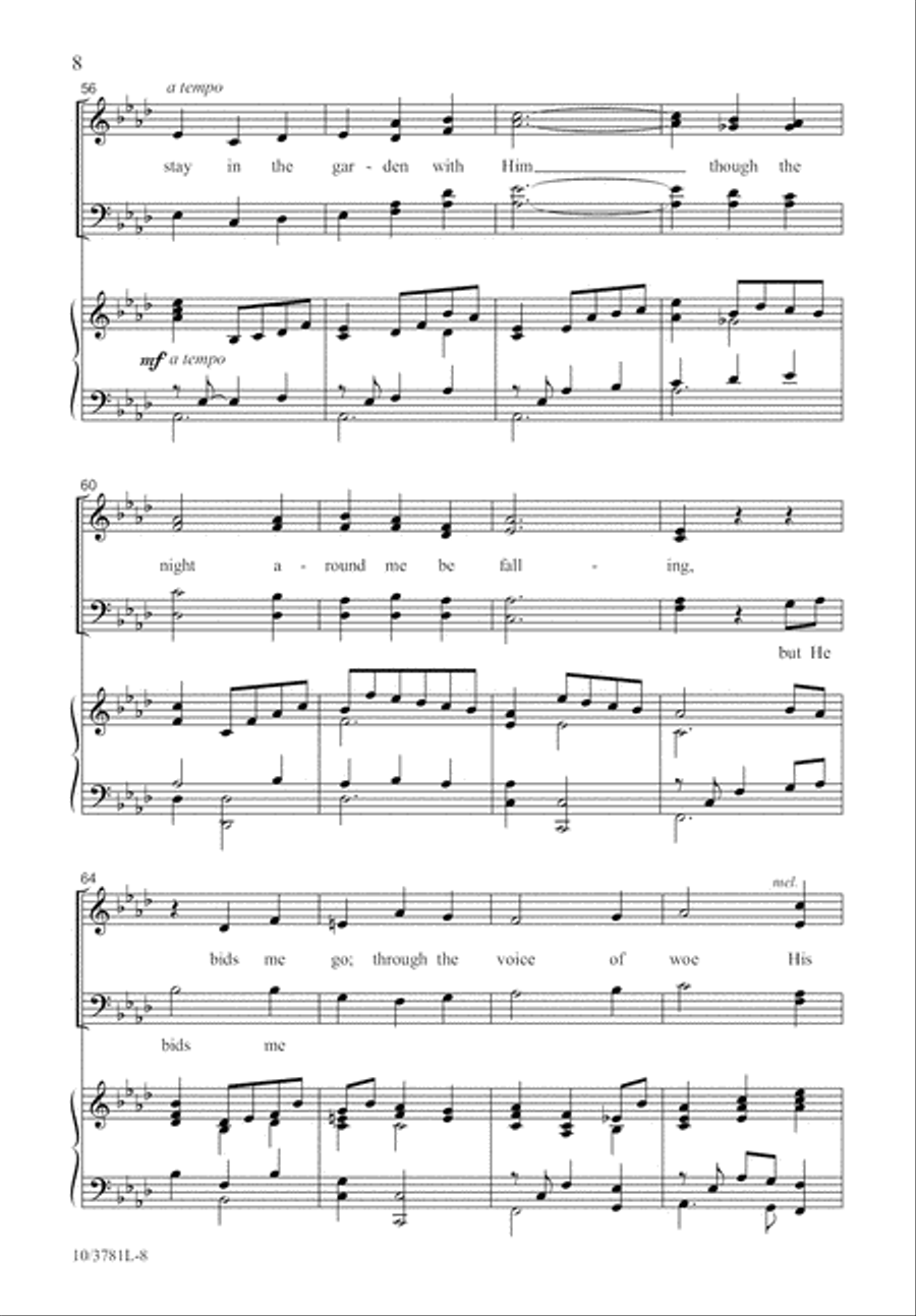 In the Garden In the Garden 4-Part scores gallery preview page 8