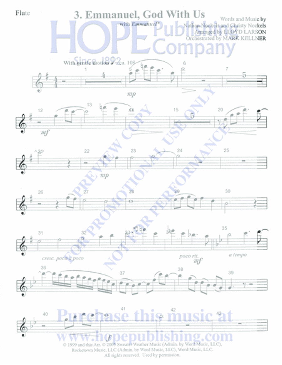 Emmanuel Emmanuel Orchestra scores gallery preview page 153