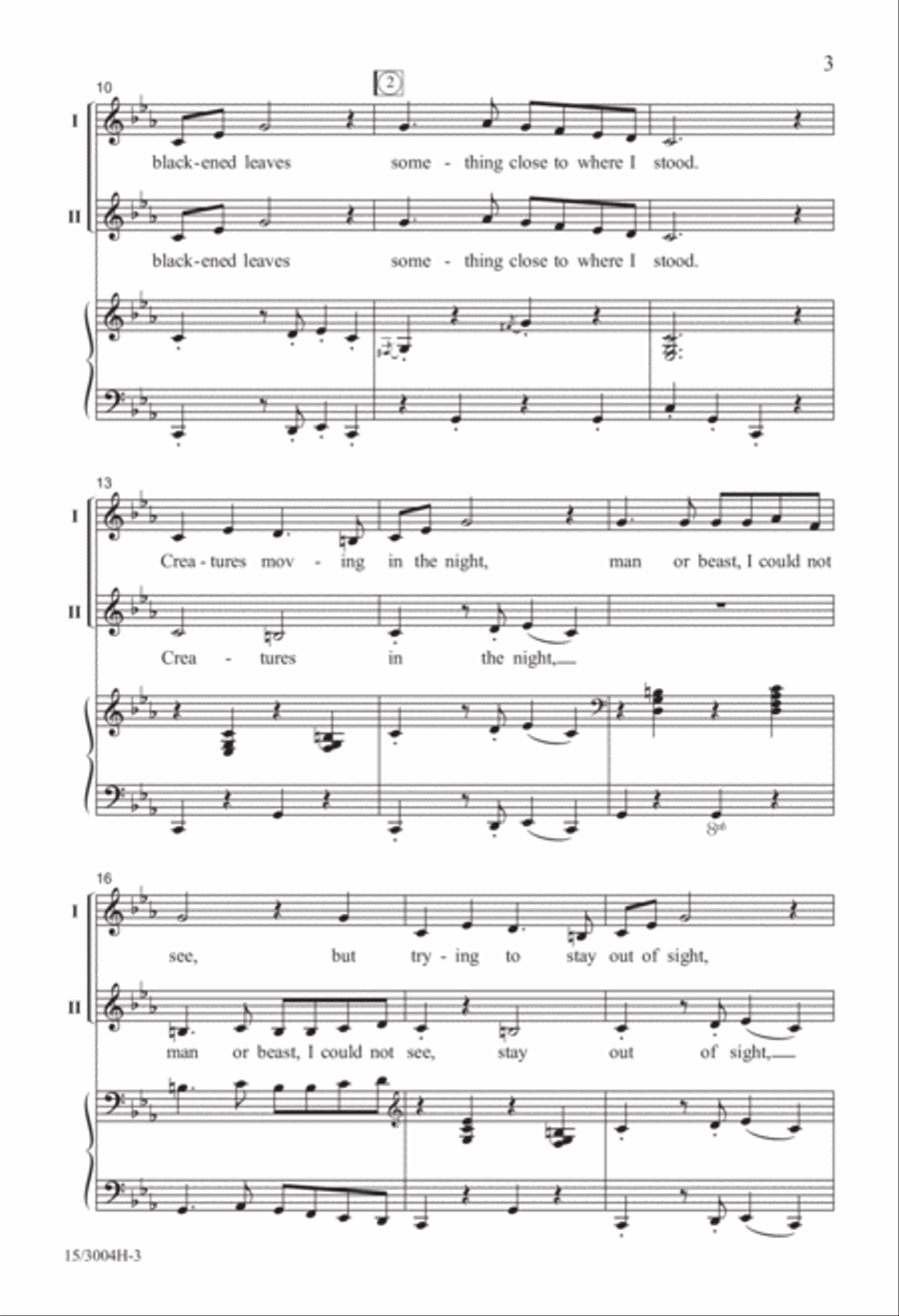 Something in the Dark 2-Part scores gallery preview page 3