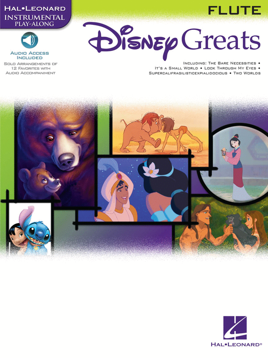 Disney Greats Flute Solo scores gallery preview page 1