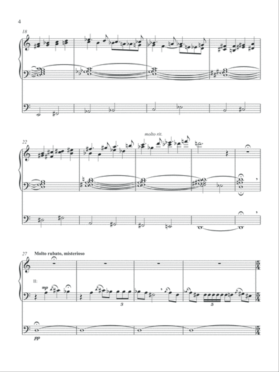 Hommage à Langlais: Song of Peace in a Time of War Organ Solo scores gallery preview page 2