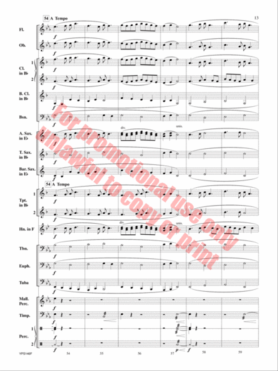 Suo Gan Suo Gan Concert Band scores gallery preview page 14
