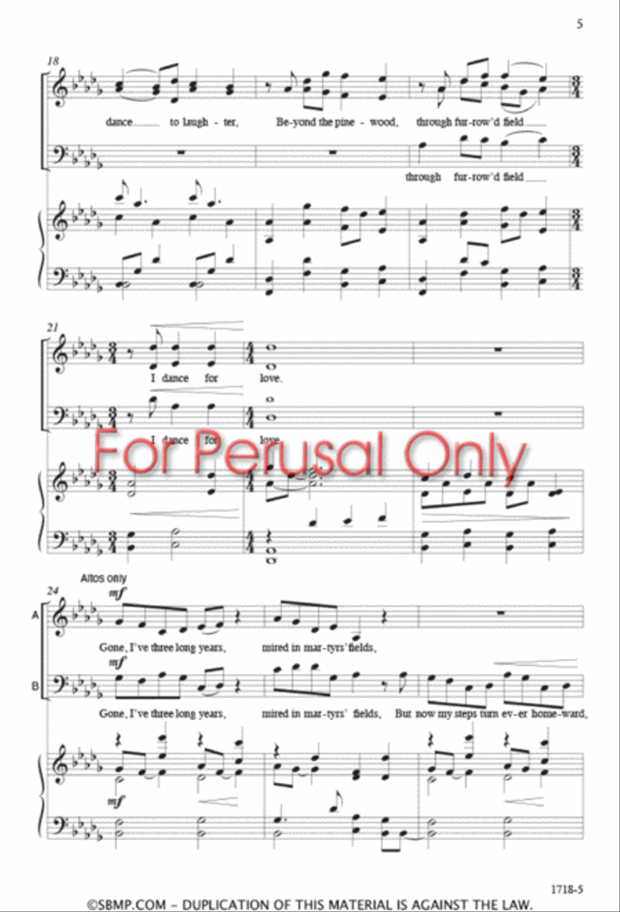 Dance for Love Dance for Love 3-Part scores gallery preview page 4