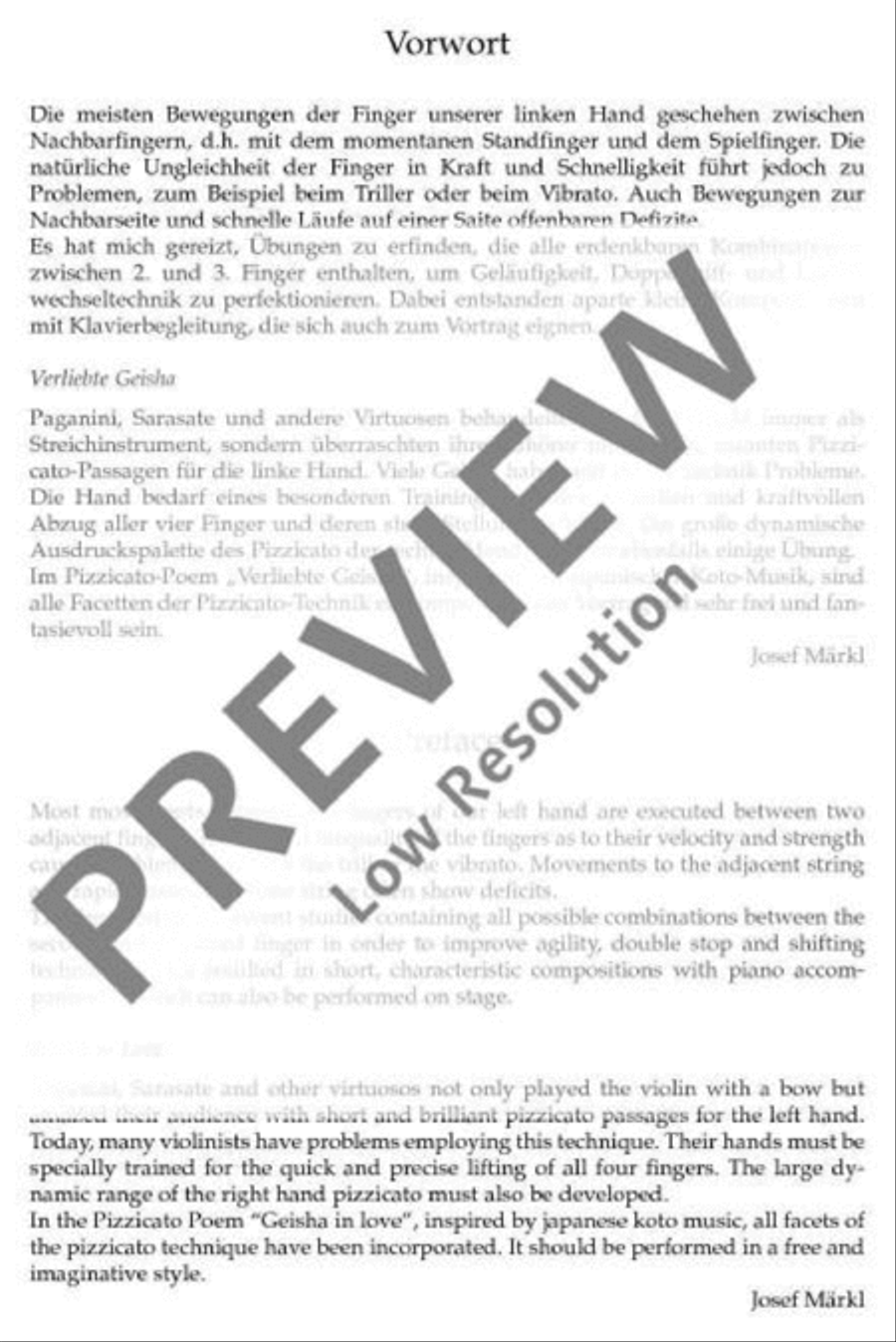 Carneval of Fingers Violin Solo scores gallery preview page 4
