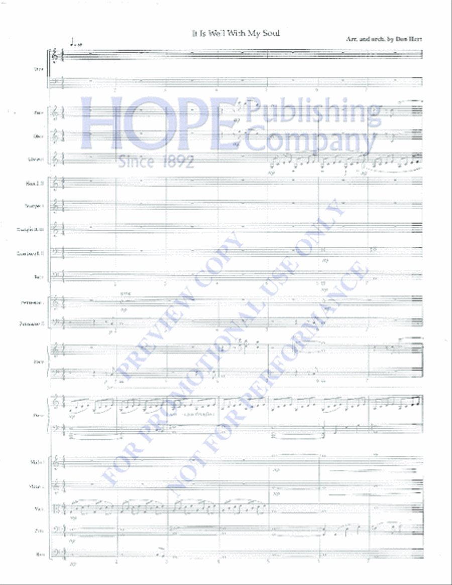 It is Well with My Soul Choir scores gallery preview page 2