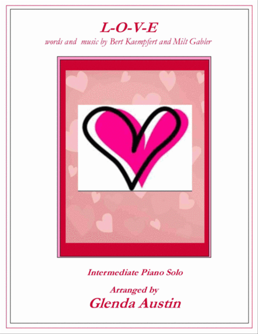 L-O-V-E Piano Solo scores gallery preview page 1
