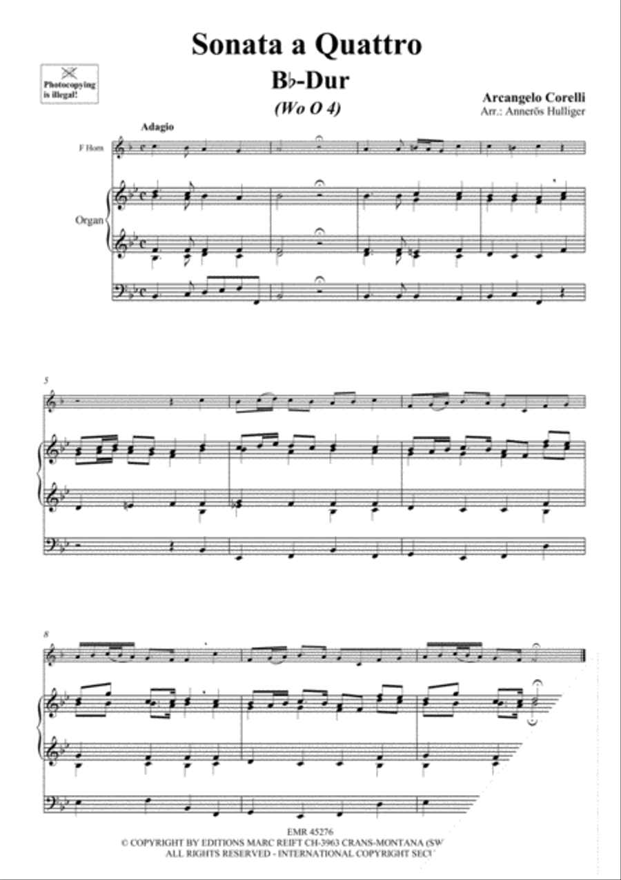 Sonata a Quattro Sonata a Quattro Horn scores gallery preview page 3