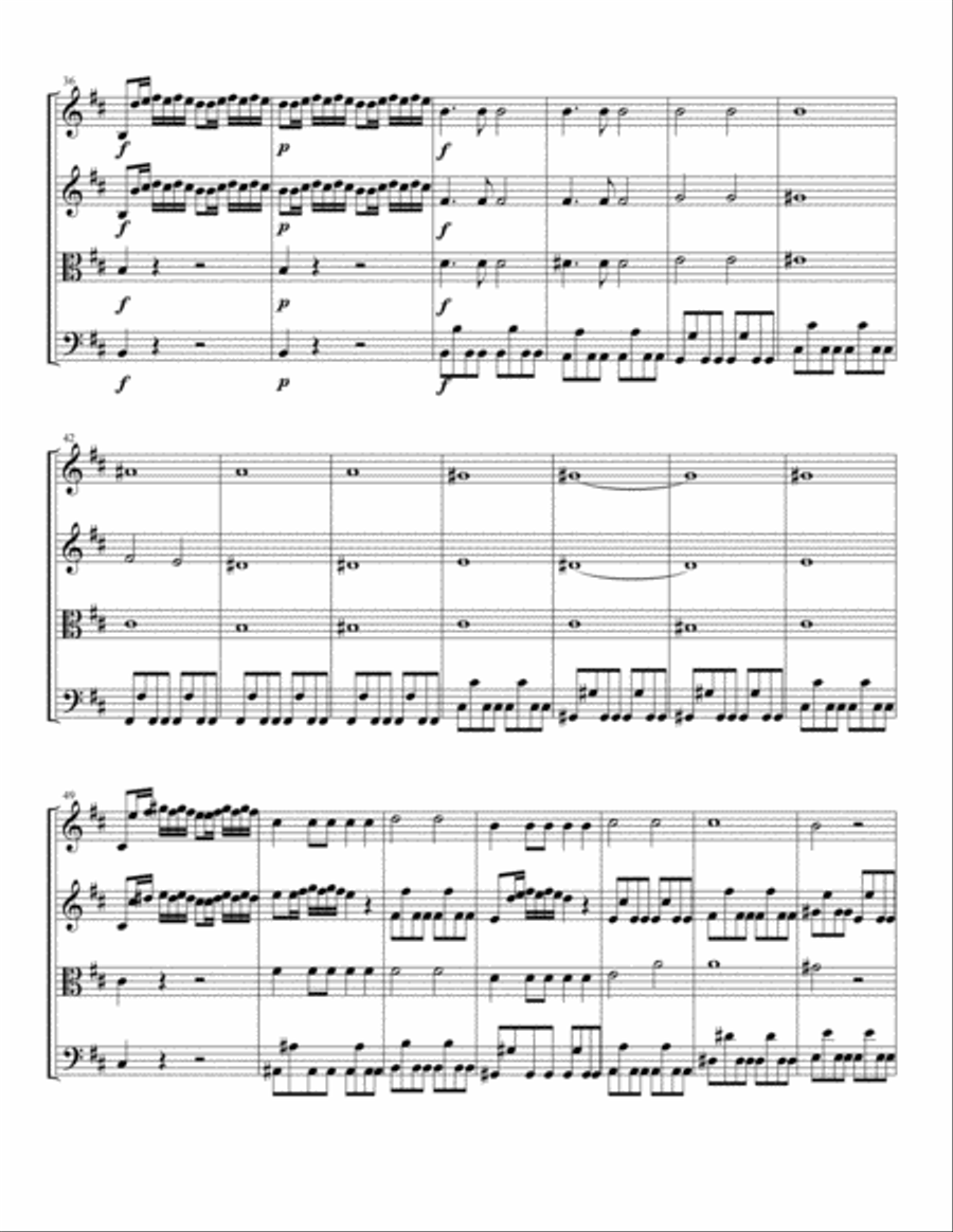 Gloria Vivaldi String Orchestra scores gallery preview page 4