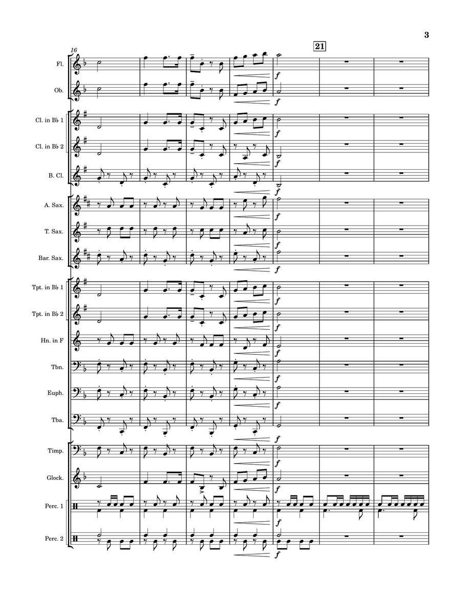 Friendship March For Concert Band Concert Band scores gallery preview page 3