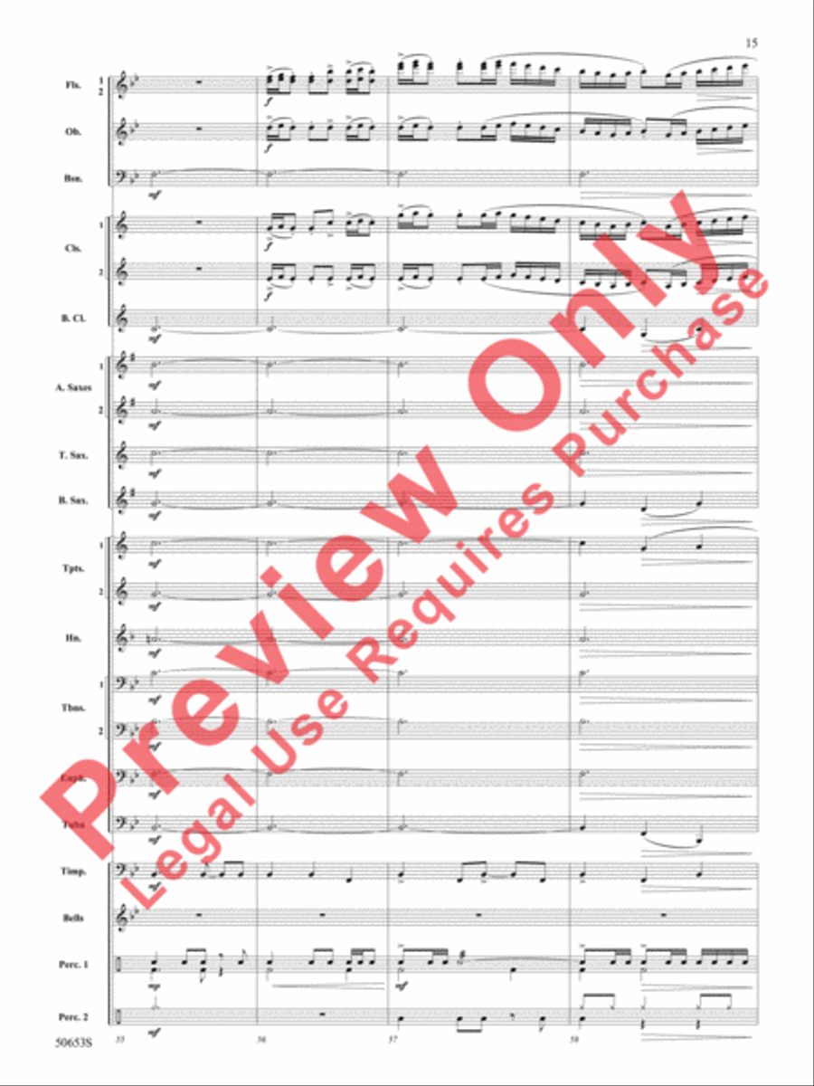 A Centennial Celebration A Centennial Celebration Concert Band scores gallery preview page 16