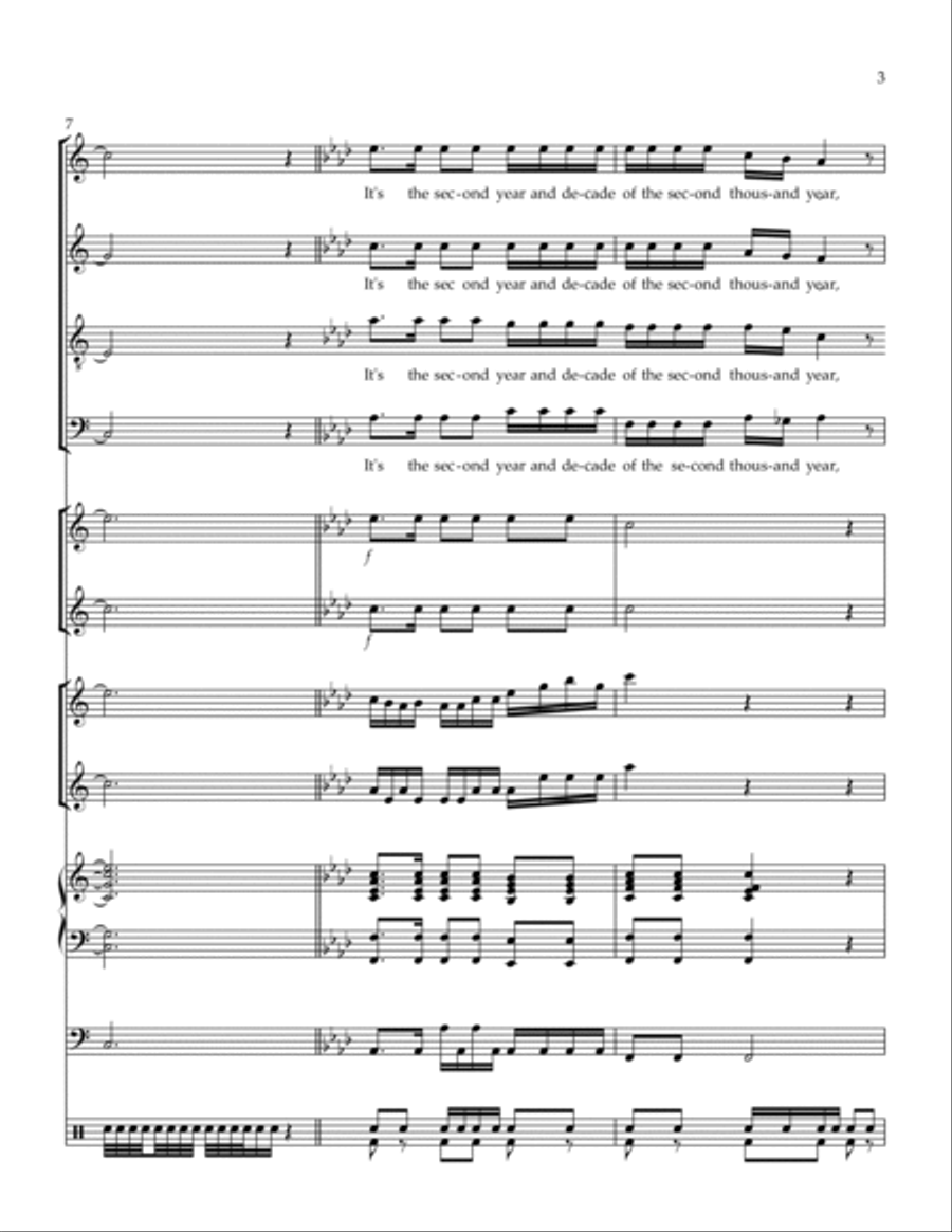 The Star-Spangled Banner (Part TWO) 4-Part scores gallery preview page 3