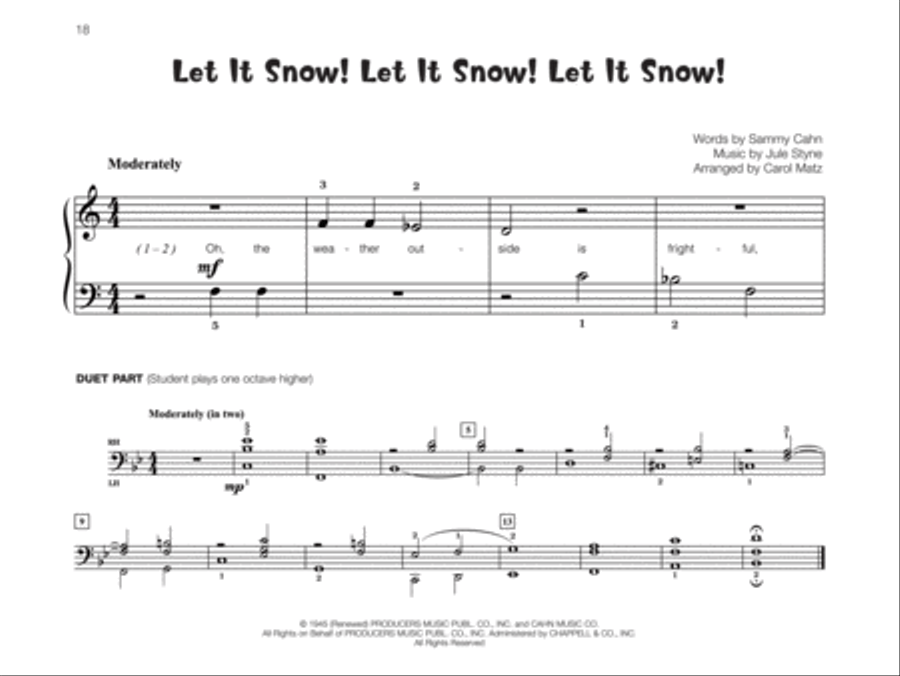 Famous & Fun Pop Christmas, Book 1 Piano Method scores gallery preview page 4
