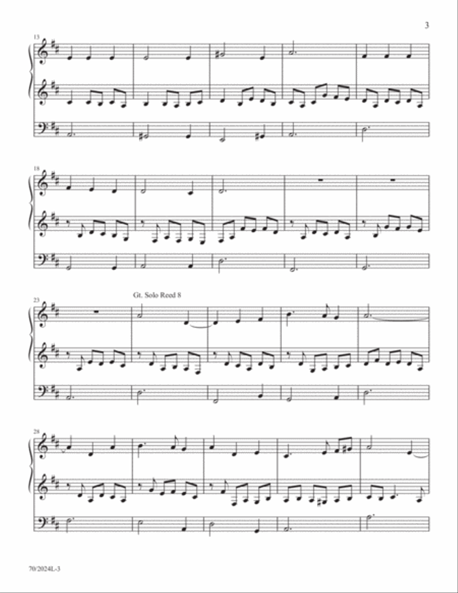 The Sacred Organ Library, Vol. 1 Organ Solo scores gallery preview page 3