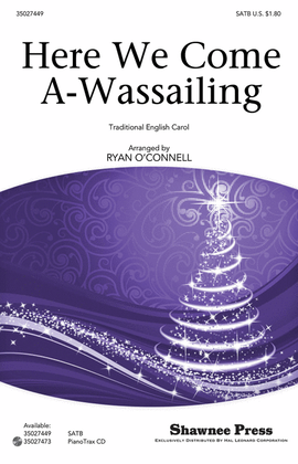 Book cover for Here We Come A-Wassailing