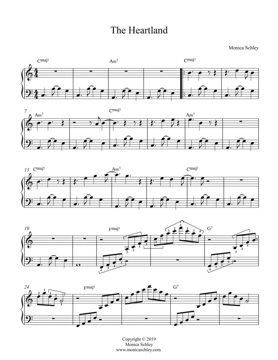 The Heartland Celtic Harp scores gallery preview page 1
