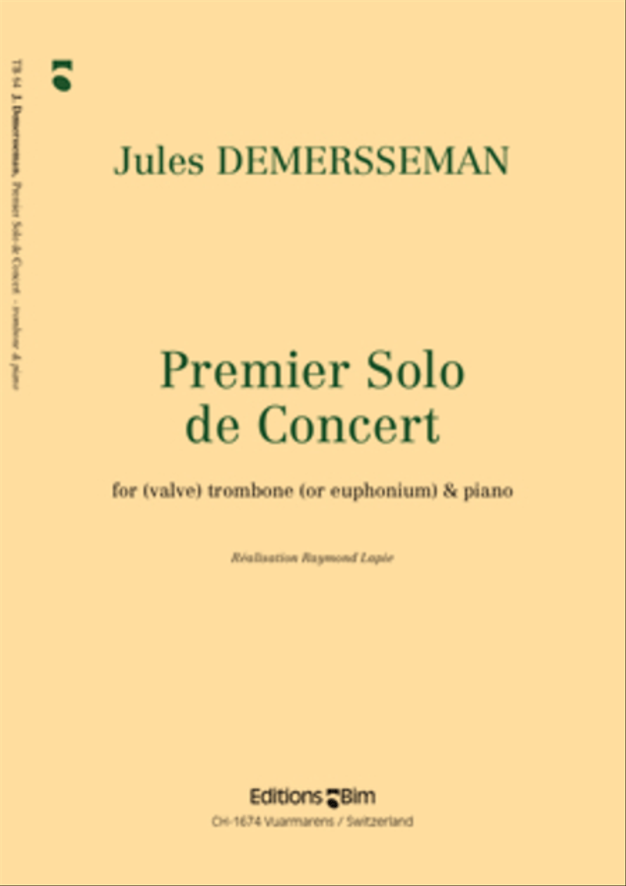 Premier solo de concert Premier solo de concert Baritone Horn scores gallery preview page 1
